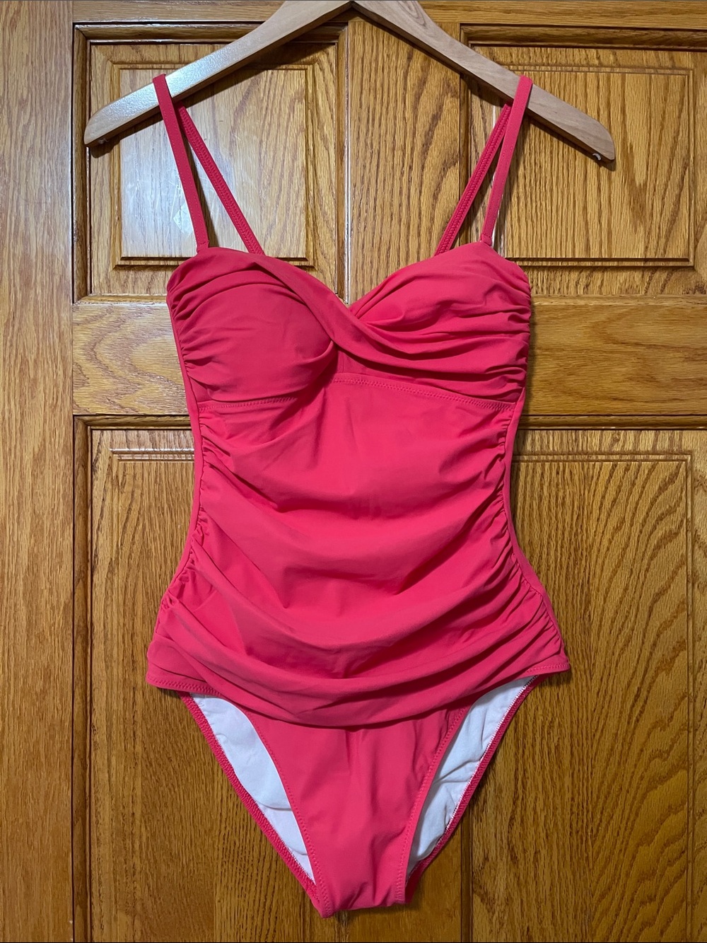 Profile By Gottex bright Pink Ruched One-Piece Swimsuit